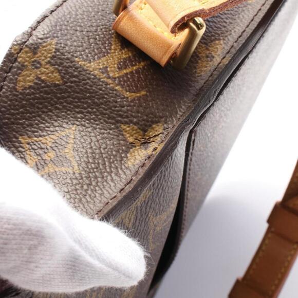 LOUIS VUITTON Brown Monogram Leather Shoulder Bag - Picture 6 of 8